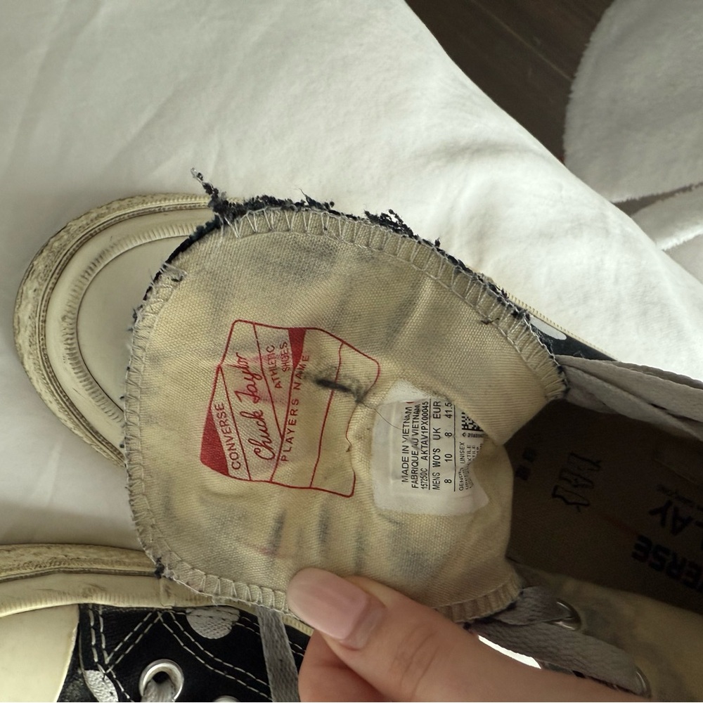 Comme Des Garçons polka dot converse high top - Picture 4 of 4
